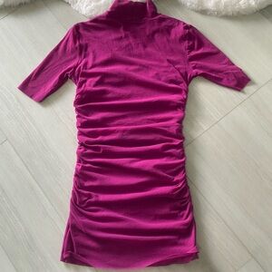 Elegant Pink Ruched Shirt